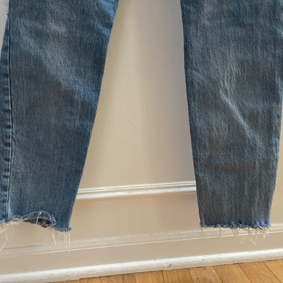 Free People distressed high rise skinny jeans - Picture 7 of 7